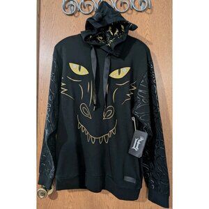 *RARE* Loungefly Fourth Wing Black Dragon Hoodie Pullover - BAM - Small - NWT